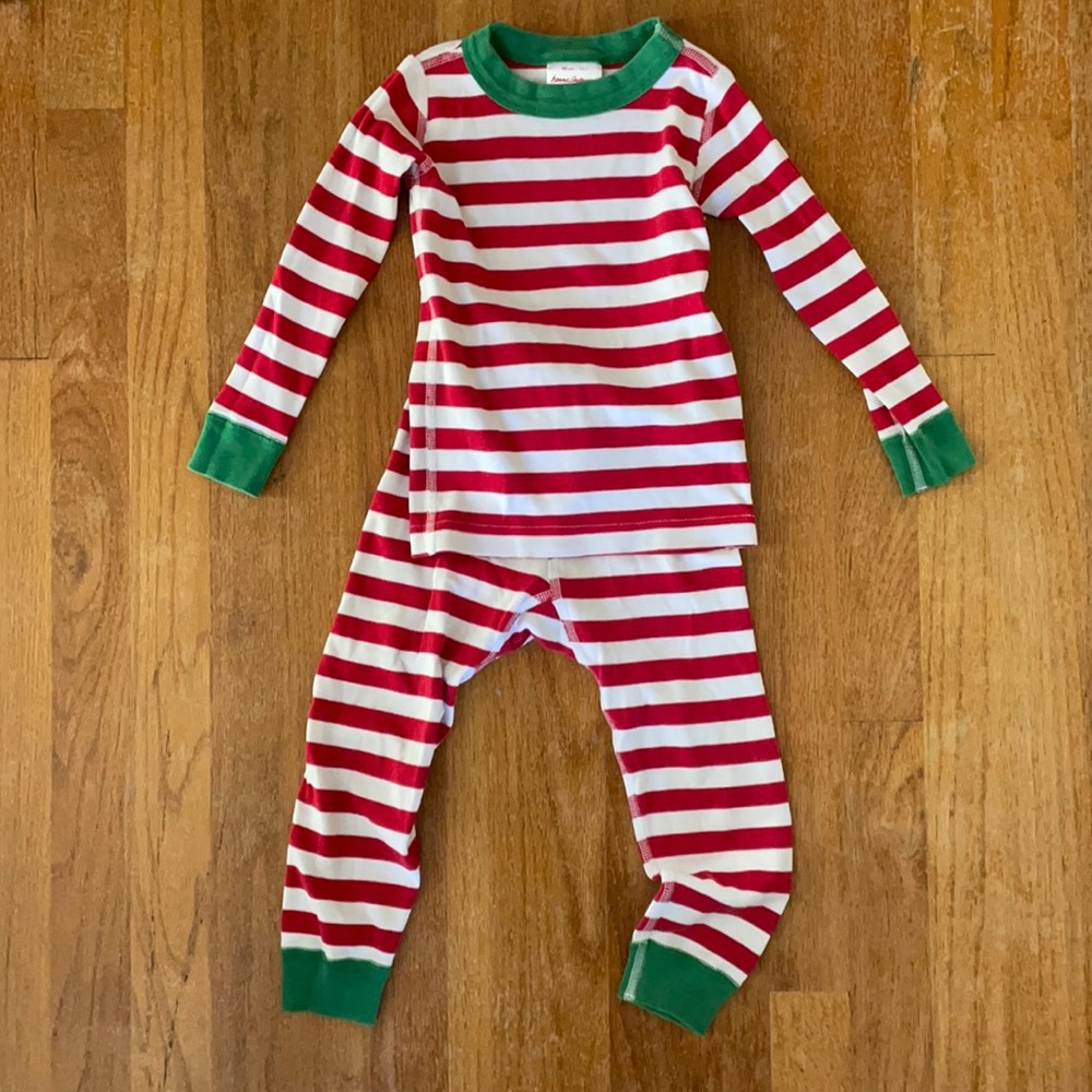 Hanna Andersson red and white pajama